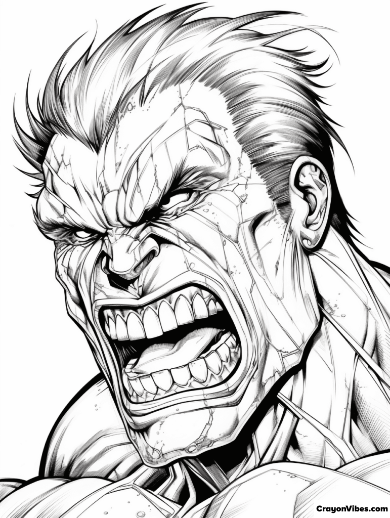 Hulk Boyama Sayfası