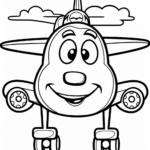 free printable airplane coloring pages for kids and adults