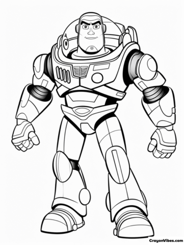 Buzz Lightyear Coloring Pages Free Printables for Kids