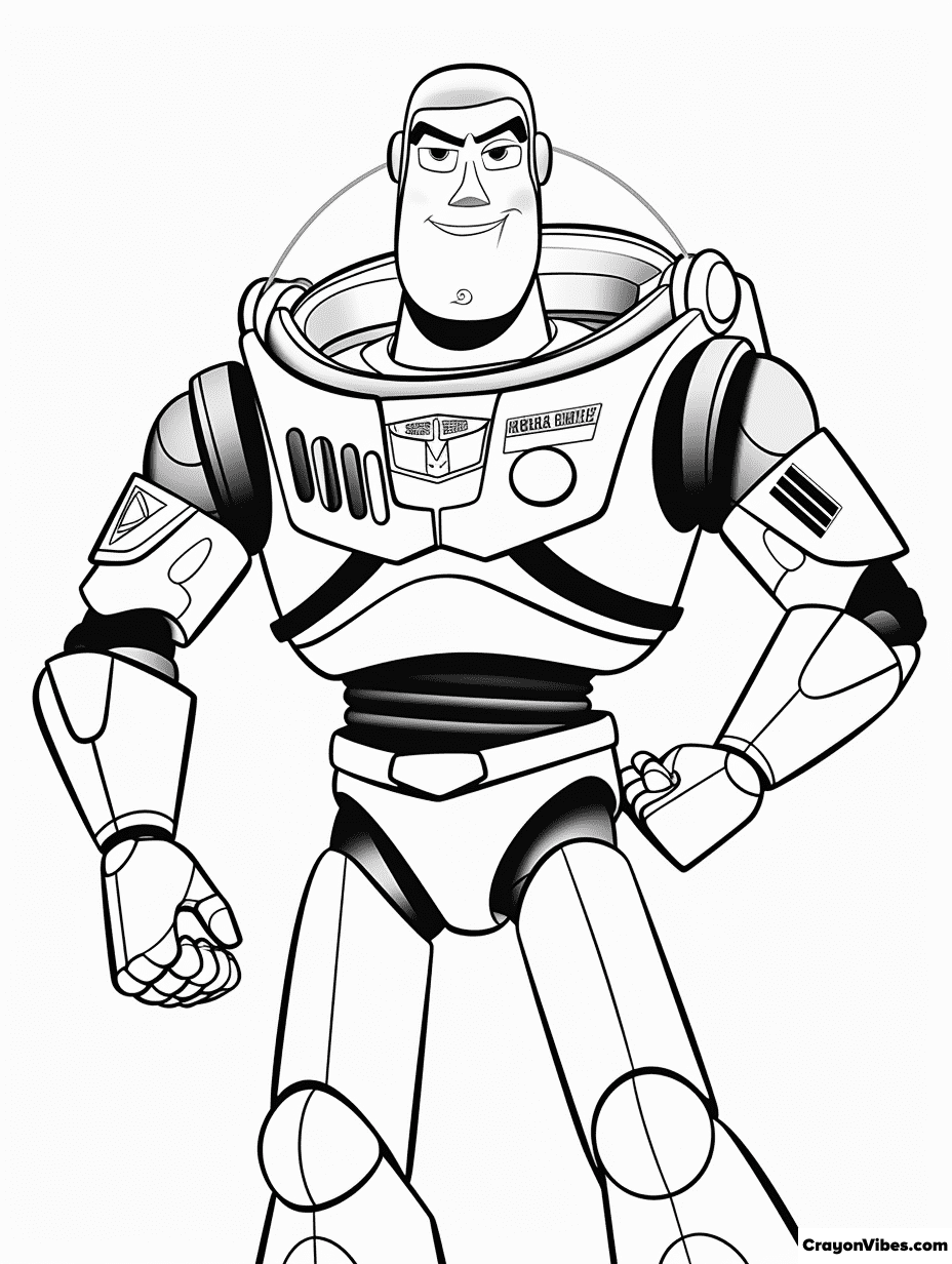 Buzz Lightyear Coloring Pages Free Printables for Kids