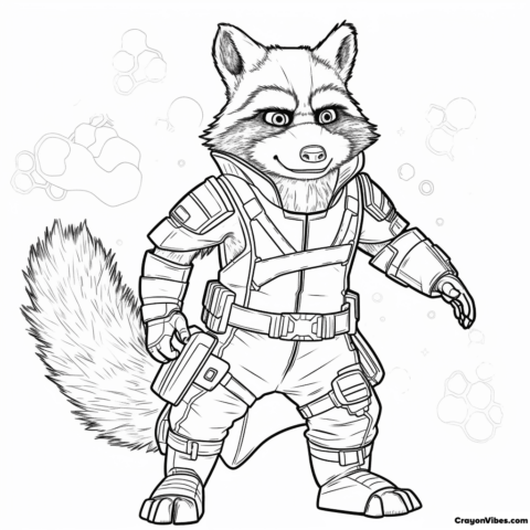 guardians of the galaxy-coloring pages