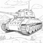 free printables tank coloring pages for kids and adults