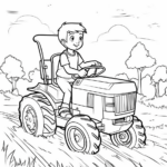 free printables tractor coloring pages