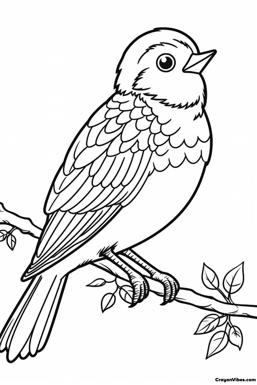 Bluebird Coloring Pages Free Printable Sheets for Kids & Adults