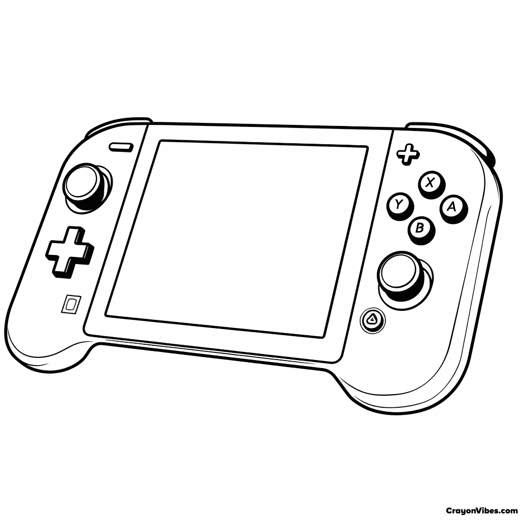 Dibujos para Colorear para Adultos, Juegos de Nintendo Switch, Juegos