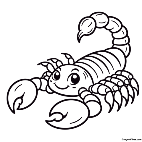 scorpion coloring pages