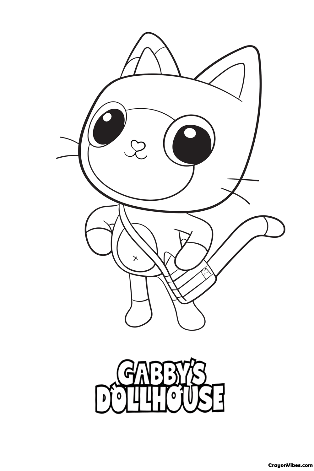 Gabby’s Dollhouse Coloring Pages