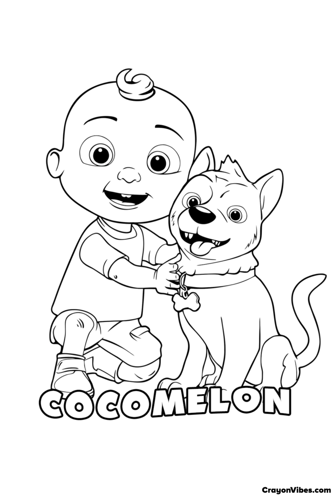 cocomelon coloring pages to print