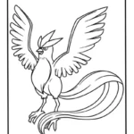 legendary pokemons coloring pages to print